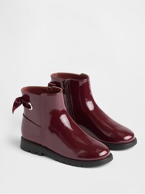 NEW WOT GAP Kids Bow Ankle Boots